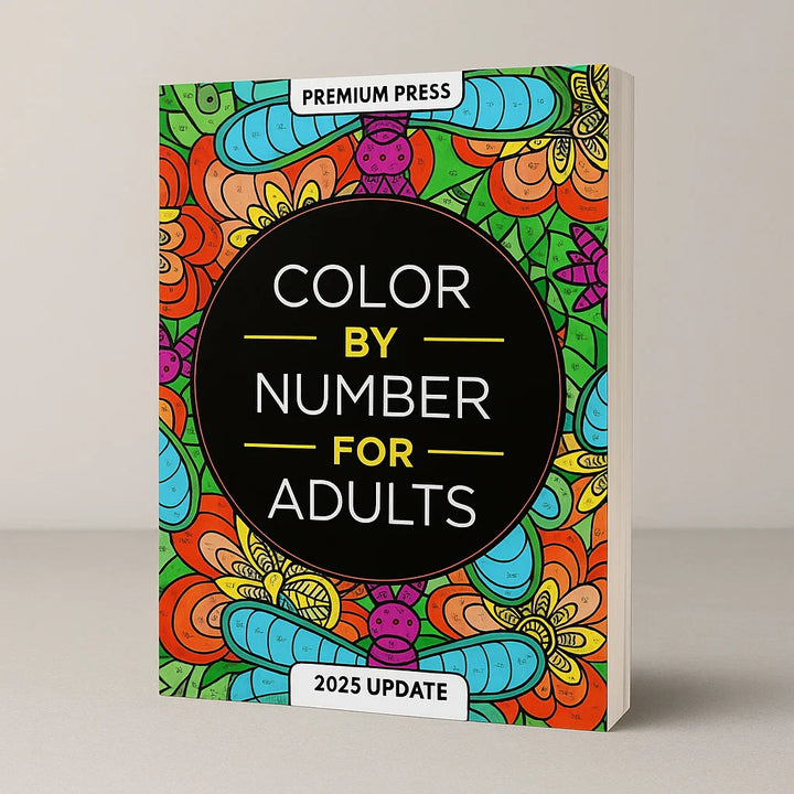 Color By Number For Adults (50% OFF)