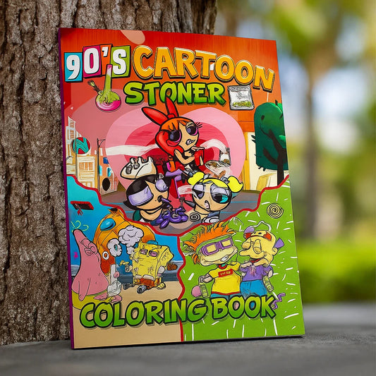90s Cartoon Stoner - Coloring Book (50% OFF)